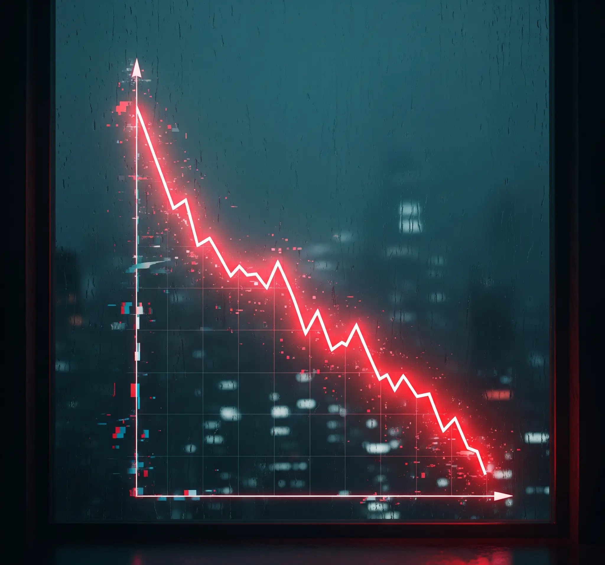 Declining or Flat Traffic Graph